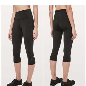 Lululemon Athletica fast and free crop leggings